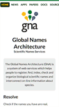 Mobile Screenshot of globalnames.org